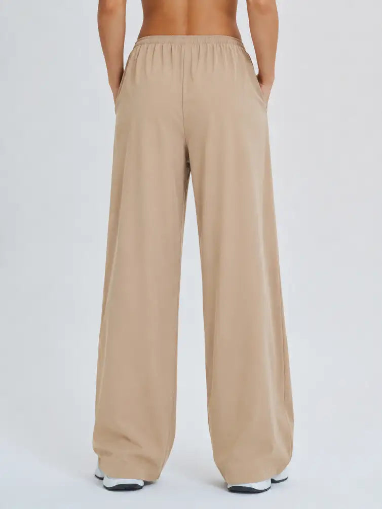 Cropped jacket &  wide-leg trousers