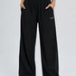 Cropped jacket &  wide-leg trousers