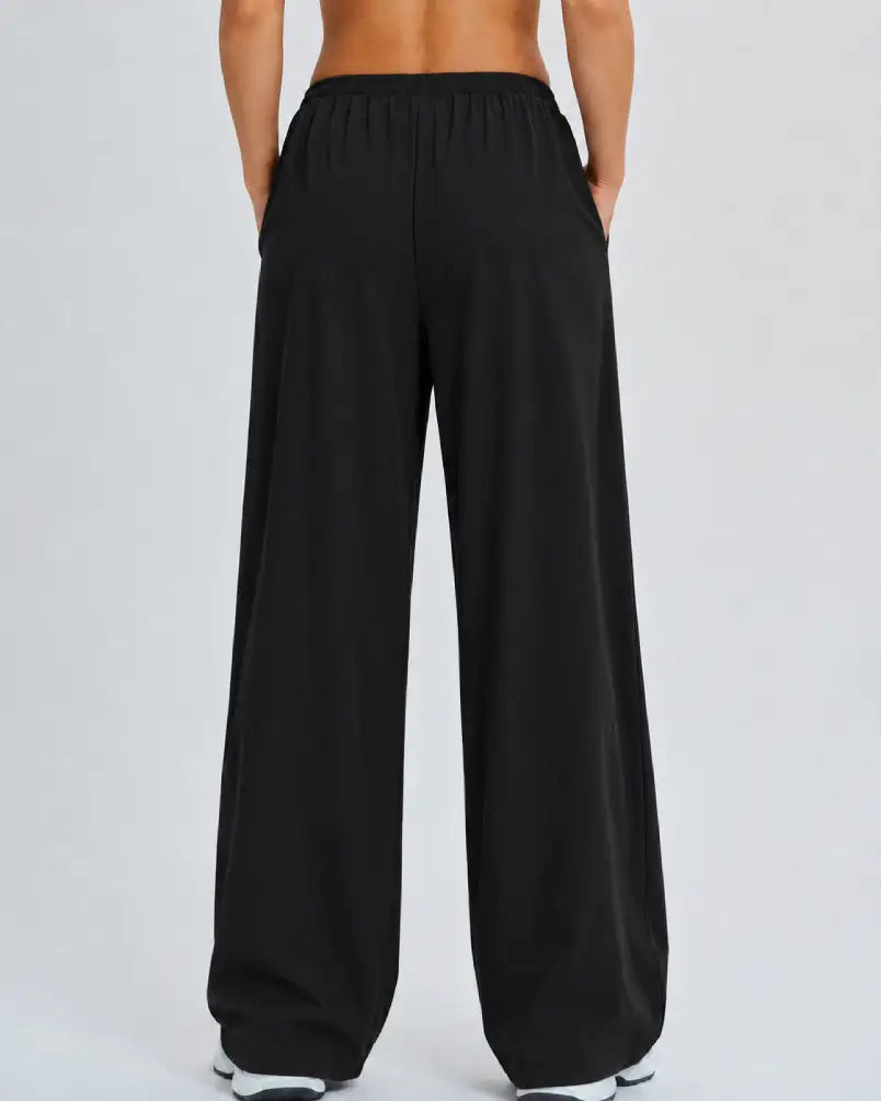 Cropped jacket &  wide-leg trousers