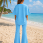 ODAZ Girls’ Oversized Tee & Flared Pant Set