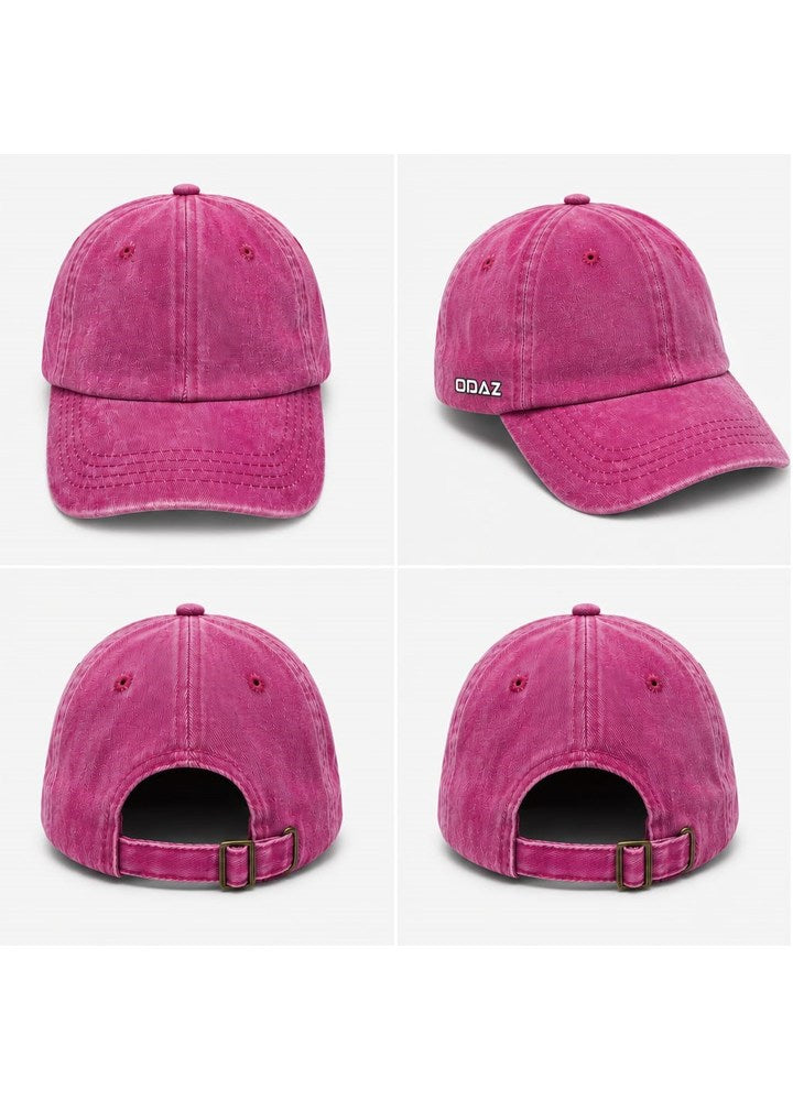 ODAZ Classic Cotton Baseball Cap – Adjustable Unisex Dad Hat